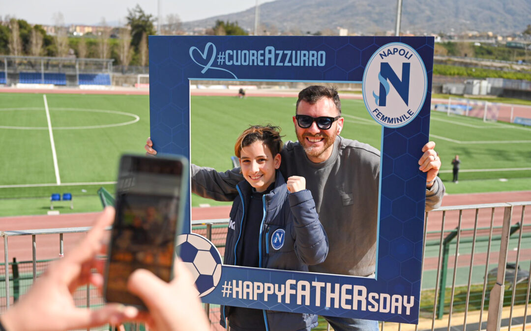 “Papà, ti porto allo stadio” – l’iniziativa speciale del Napoli Femminile per la sfida alla Juventus